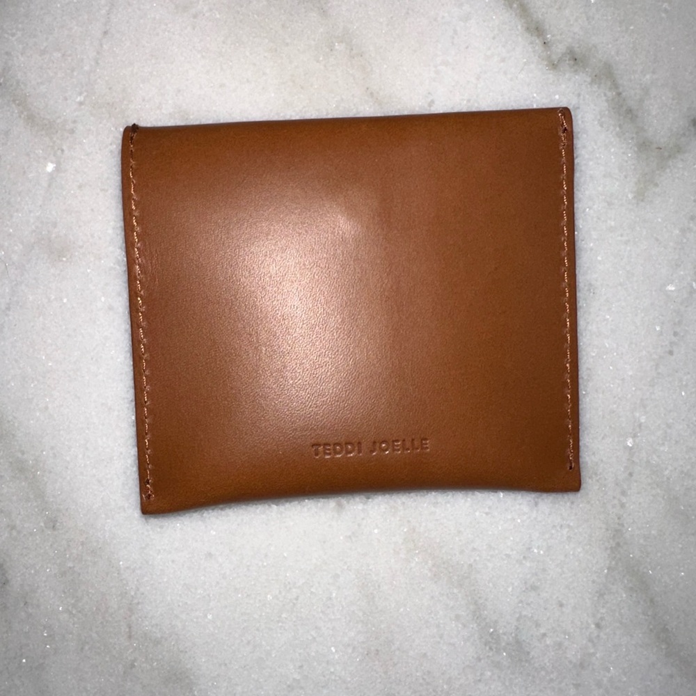 Teddi Joelle-Brown Leather Snap Wallet - Picture 7 of 7